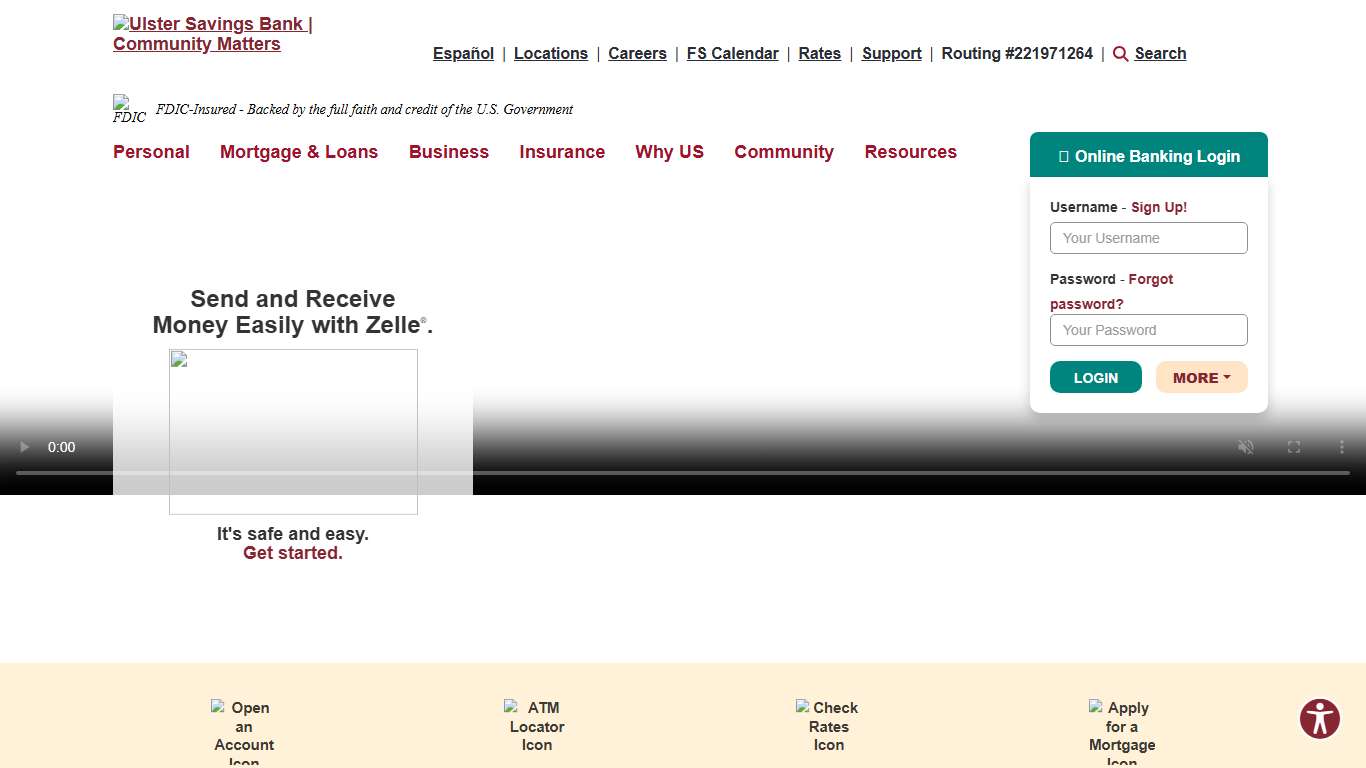 Award Winning Bank | Member FDIC | Commercial Loans | Full Service Banking - Ulster Savings Bank